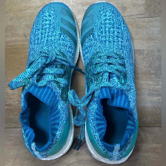 Adidas UltraBoost Uncaged Womens Size 9.5 Running Shoes Sneakers Energy Aqua - Picture 6 of 9